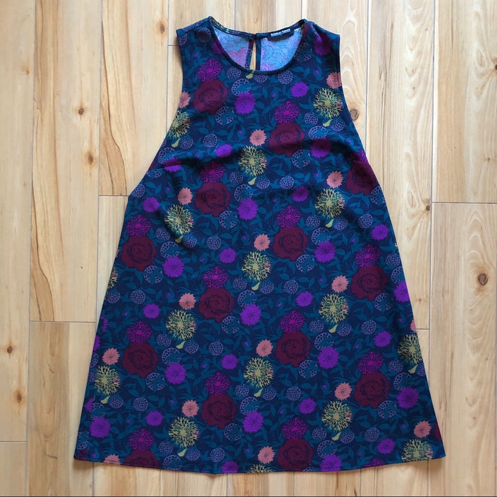 American Apparel Floral Sleeveless Gia Dress